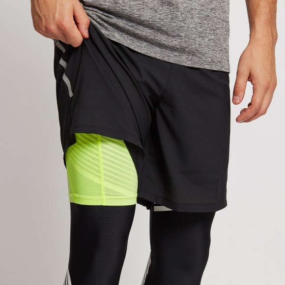 Nike Pro Stride Dri-Fit Mens Small Running Gym Shorts Drawstring Lined Pockets - Picture 4 of 11